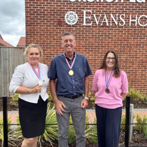 Evans Homes team completed 10,000 steps a day throughout May for Walking Month, promoting wellbeing and outdoor activity.